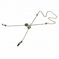 Eyeglasses Chain Sunglass Neck Strap Holder Vintage Metal Flower Reading Glasses Chain Necklace