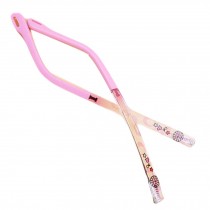 1 Pair Pink Replacement Temples Arms Girls Plastic Eyeglasses Legs for Kids