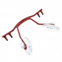 1 Piece Metal Frame Part Nose Bridge Replacement for Rimless Glasses, Red