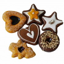 Cookies-6 Pcs Artificial Cookie Fake Biscuits Simulation Food Party Display Prop