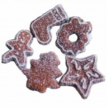 Christmas - 5 Pcs Artificial Cookie Fake Biscuits Simulation Food Window Display