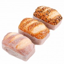 3 Pcs Bakery Artificial Bread Simulation Cake Fake Food Decoration Model