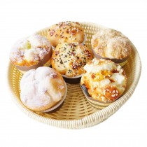 6 Pieces Artificial Bread Set Fake Muffin Model Photography Props Home Decor