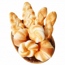 8 Pieces Artificial Bread Set Fake Croissant Photography Props Home Decor
