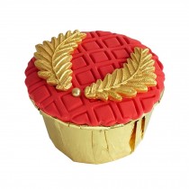 Chinese Style Fake Cupcake Artificial Cake Model Decoration And Props, wheat