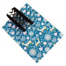 Blue Deer-50 Pcs Plastic Gift Bag Boutique Bags Retail Merchandise Shopping Bags