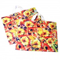 Flower - 50 Pcs Plastic Gift Bags Boutique Bags Retail Shopping Bags