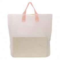Transparent - 50 Pieces Plastic Shopping Bags Boutique Bags Retail Tote Bag