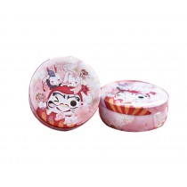 Reusable Small Empty Tins Candy Box for Party Wedding Exquisite Jar 5 Packs, Pink