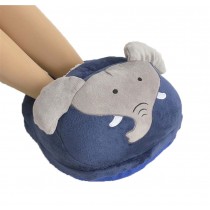 [Blue Elephant] USB Foot Warmer Heating Pad Slippers Washable For Home/Office Warm Feet Treasure