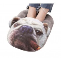 [Dog] USB Foot Warmer Heating Pad Slippers Washable For Home/Office Warm Feet Treasure