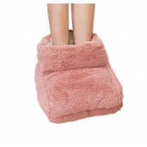 [Pink] USB Foot Warmer Heating Pad Slippers Washable For Home/Office Warm Feet Treasure