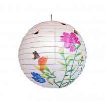 [Carnation]Chinese/Japanese Style Decorative Hanging lantern Paper Lantern16"