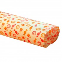 50 Pcs Nougat Papers Food Grade Wax Papers DIY Baking Papers [Orange Candy]
