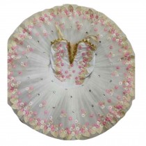 Kids Sequin Ballet Tutu Dress Swan Costume Ballet Girls Dress White Ballet Dress