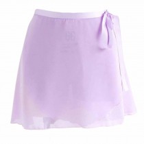 Adult Ballet Leotard Tutu Skirt Ballet Skirt Chiffon Wrap Dance Skirt for Women, Violet 38cm