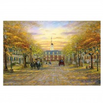 500 Piece Wooden Jigsaw Puzzles Autumn Landscape Oil Painting Jigsaw Puzzles Toy