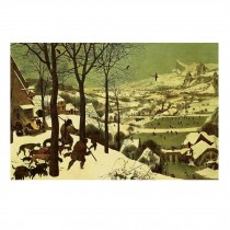 500 Piece Wooden Jigsaw Puzzles Oil Painting Jigsaw Puzzles Toy Casual Games, Snow Mountain