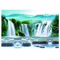 500 Piece Jigsaw Puzzle for Adults Landscape Wooden Art Puzzle Game, Waterfall