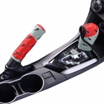 Knob Cover Cartoon Car Handbrake Sleeve Gears Sets Automatic Manual Gear Shift