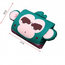 Cartoon Monkey Breathable Lumbar Support/Back Cushion Memory Foam, Blue