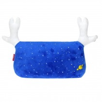 Simple Design Car Headrest/Car Neck Pillow ,(Lovely Elk) BLUE SKY