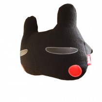 Creative Auto Supplies/Lovely Cartoon Car Seat Neck Pillow,(Black Rabbit)