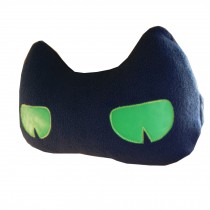 Creative Auto Supplies/Lovely Cartoon Car Seat Neck Pillow, (Cat) Dark Blue