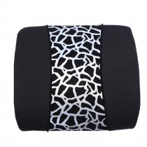 Fashion Leopard  Print Car Decoration Lumbar Support/Back Cushion,Silver