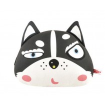 Cute Cartoon Lovely Husky Series Car Headrest/Car Neck Pillow, Mischievous