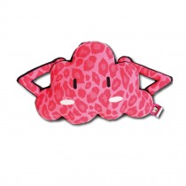 Cute Cartoon Cloud Series [Pink Leopard Print] Car Headrest/Car Neck Pillow