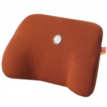 Comfortable Back Support Lumbar Support Soft Car Seat Cushion Back Brace Brown
