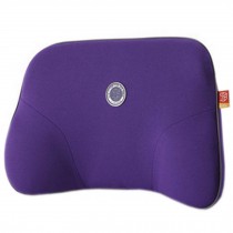 Comfortable Back Support Lumbar Support Soft Car Seat Cushion Back Brace Purple
