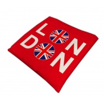 British Style Cotton Square Seasons Car Seat Cushions, Flag