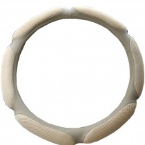 High Quality Simple Design Cool Steering Wheel Cover,Cream-coloured