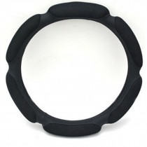 High Quality Simple Design Cool Steering Wheel Cover,BLACK