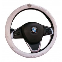 Car Supplies Cute Car Steering Wheel Sets Handlebars Sets Crown Non - slip