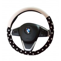 Plush Car Steering Wheel Cover Cartoon Car Anti-Skid Handlebar Set