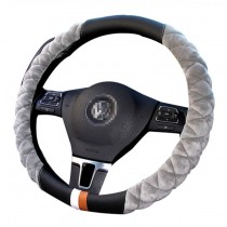Fashion Car Steering Wheel Cover Plush Anti-Skid Handlebar Set,Black