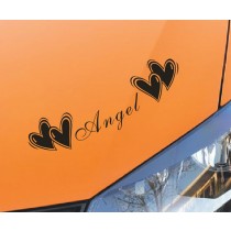 Romantic Letters Car Sticker Popular Car Decal Free Decals BLACK ( 45cm )
