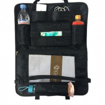 High-quality Car Seat Back Organizer Storage Bag,BLACK (A Tissue Box)