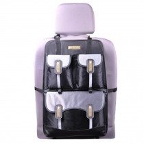 Multi-function Car Seat Back Organizer Suspension Type Oxford Storage Bag,BLACK