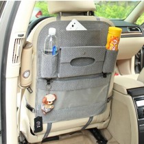 Auto Supplies Car Seat Back Organizer Multi-function Storage Bag,Gray