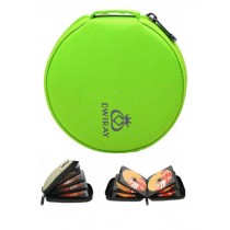 Colorful DVD Storage 32 Capacity CD / DVD Wallets Refinement CD Storage Green