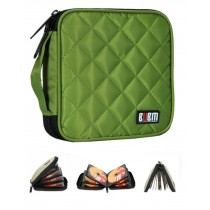 Various Colors 32 Capacity CD/DVD Wallet Auto Accessories CD Storage Green