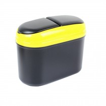 High-grade Home Car Trash Can Garbage Container,YELLOW