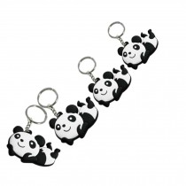 Set of 4 Lovely Panda Superstore Key Chain Portable Car Keychain Key Rings