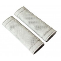 Gray Car Seat Belt Shoulder Pad Sets Lengthen Belt Sleeve Automotive Supplies