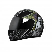Matte Black Motorcycle Street Bike Full Face Helmet (XL, 22 4/5" - 23 3/5")