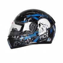 Skullcandy Motorcycle Helmet Street Bike Full Face Helmet (XL, 23"-24")